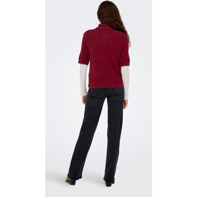 Only Onlpiumo ss highneck knt cabernet 15364467-182651 large