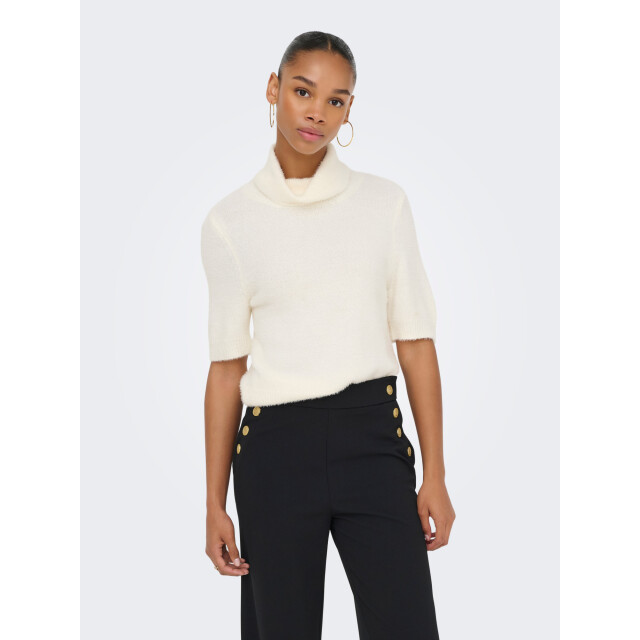 Only Onlpiumo ss highneck knt cloud dancer 15364467-177922 large