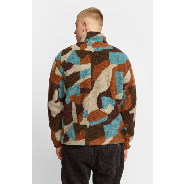 Revolution Printed teddy jacket brown 7023 BROWN large