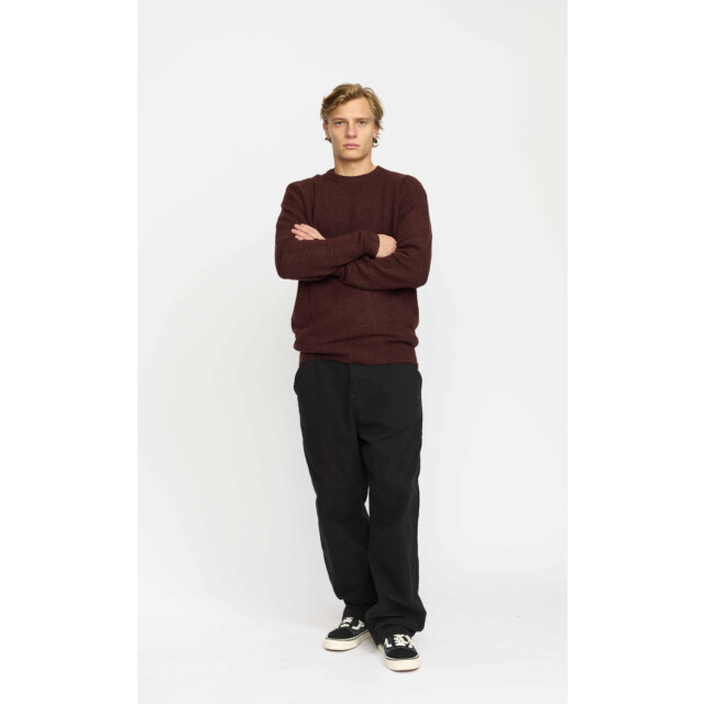 Revolution Knit sweater burgundy 6537 BURGUNDY large