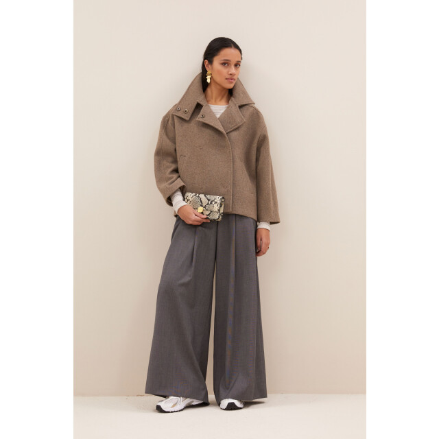 By-Bar Amsterdam Rika coat dark sand 25519022-007 large