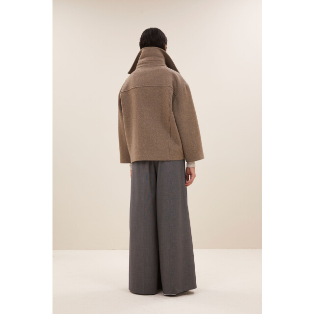 By-Bar Amsterdam Rika coat dark sand 25519022-007 large