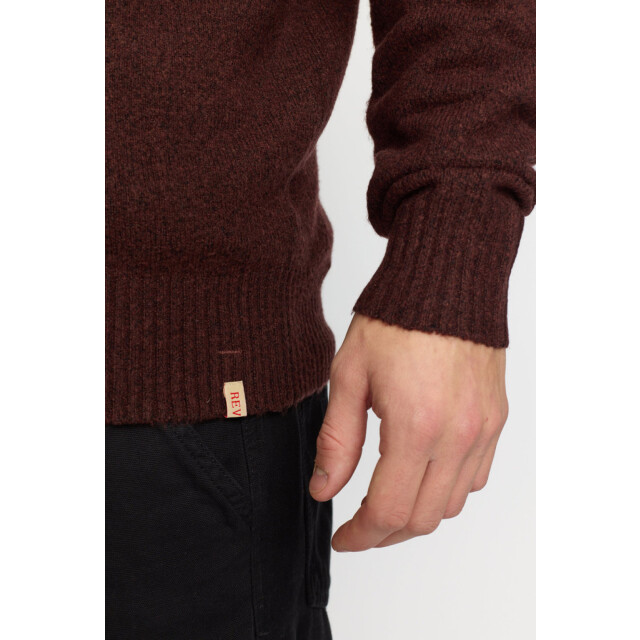 Revolution Knit sweater burgundy 6537 BURGUNDY large