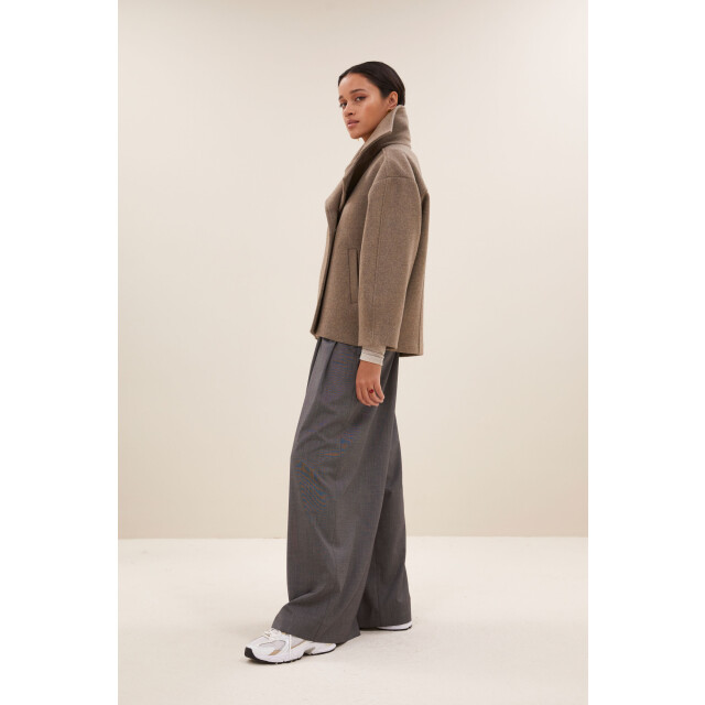 By-Bar Amsterdam Rika coat dark sand 25519022-007 large