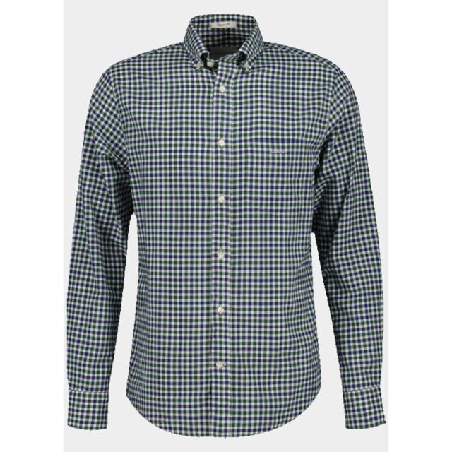 Gant Casual hemd lange mouw reg twill gingham shirt 3250233/338 199082 large