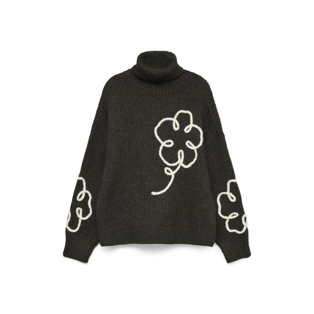 Vero Moda vmfatima ls rollneck pullover 10335036 chocolate torte 06711.880.0001 large