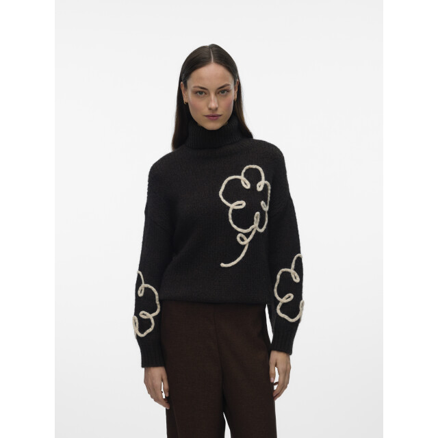 Vero Moda vmfatima ls rollneck pullover 10335036 chocolate torte 06711.880.0001 large