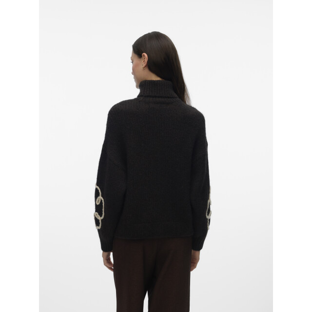 Vero Moda vmfatima ls rollneck pullover 10335036 chocolate torte 06711.880.0001 large