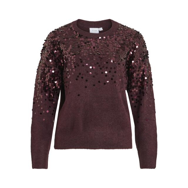 Vila visiquin o-neck l/s glitter knit to 14111877 fig 06712.680.0023 large
