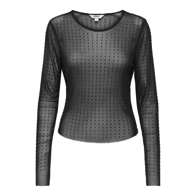 Only onlhilen ls rhinestone mesh top wvn 15358317 rhinestones 06012.991.0097 large