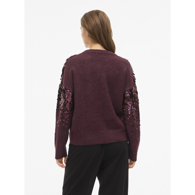 Vila visiquin o-neck l/s glitter knit to 14111877 fig 06712.680.0023 large