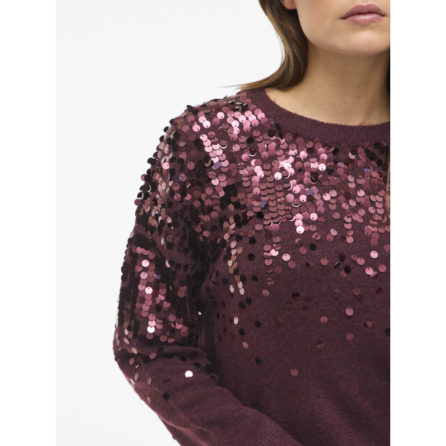 Vila visiquin o-neck l/s glitter knit to 14111877 fig 06712.680.0023 large