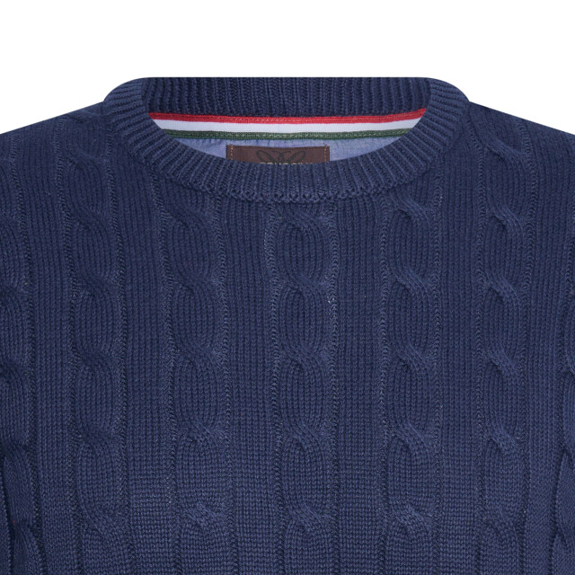 Cappuccino Italia Cable pullover navy cap-cable-nvy-XL large