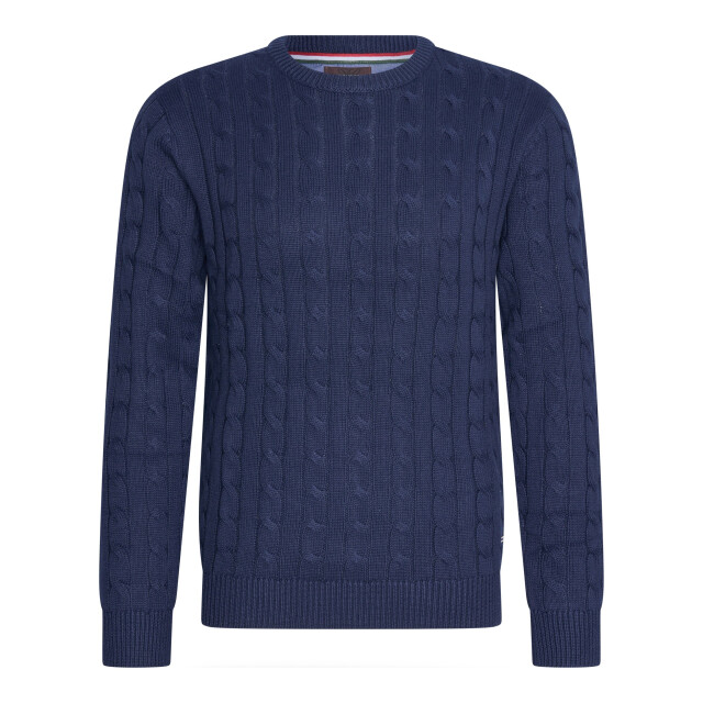 Cappuccino Italia Cable pullover navy cap-cable-nvy-XL large