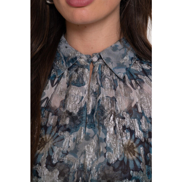 Geisha 53850-81 625 blouse blue/silver 53850-81 625 large