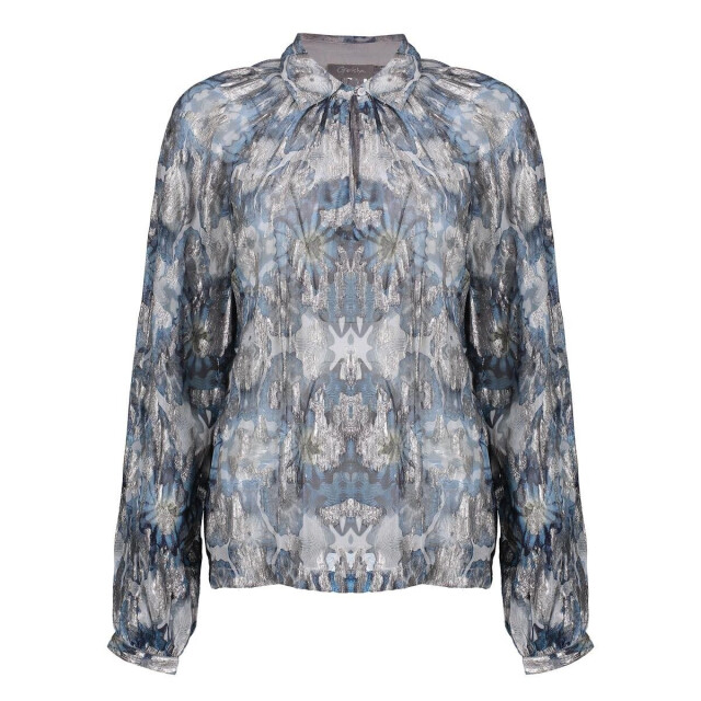 Geisha 53850-81 625 blouse blue/silver 53850-81 625 large