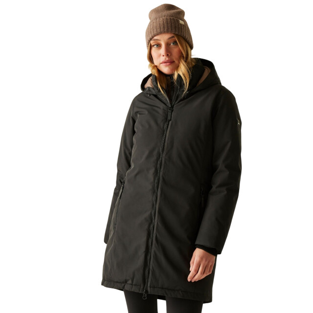 Regatta Dames marron geïsoleerde waterdichte jas UTRG12155_black large