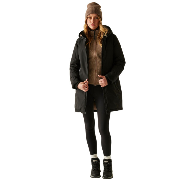 Regatta Dames marron geïsoleerde waterdichte jas UTRG12155_black large