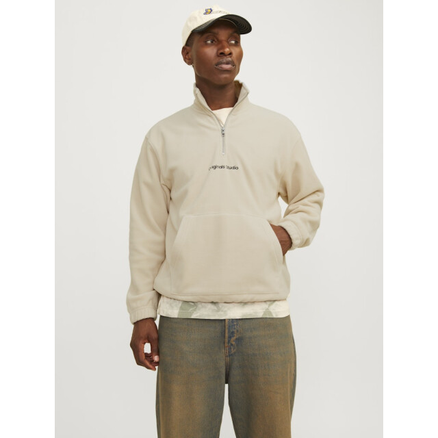 Jack & Jones Jorvesterbro fleece quater zip beige 5209.05.0026 large