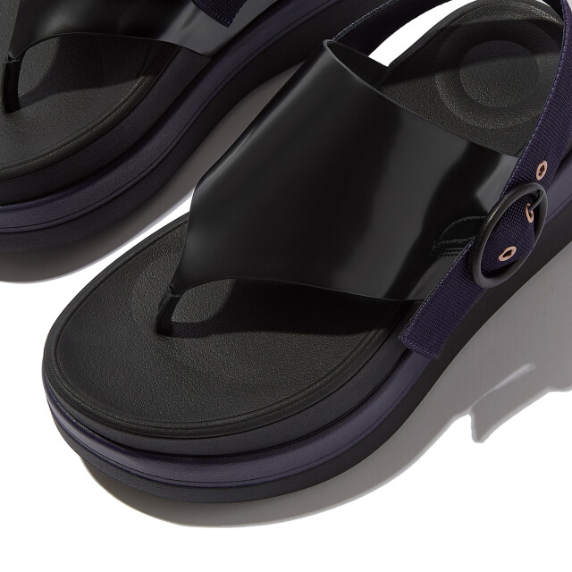 FitFlop F-mode x roksanda leather/webbing sandals IY5 large