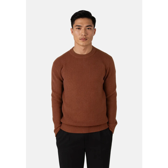 Ciszere Eddie knitted sweater burned orange 40051-014-06 large