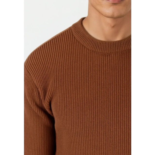 Ciszere Eddie knitted sweater burned orange 40051-014-06 large