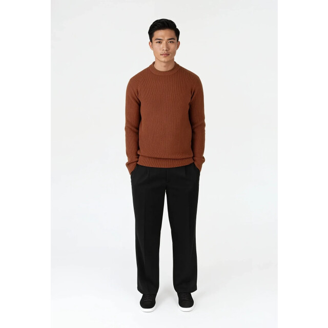 Ciszere Eddie knitted sweater burned orange 40051-014-06 large