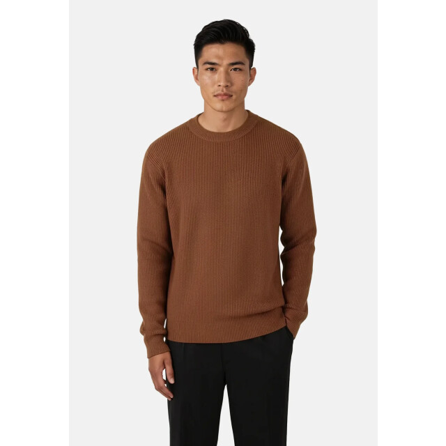 Ciszere Eddie knitted sweater burned orange 40051-014-06 large