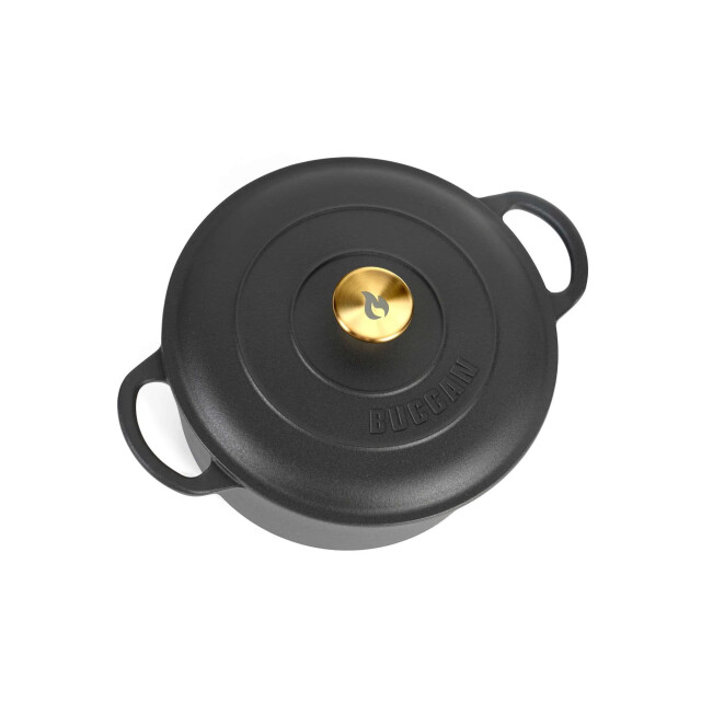 Buccan hamersley gietijzeren kookpan 26 cm rond - 3319297 large