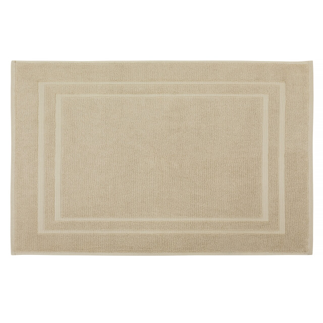 DoubleDry Hotel badmat 50 x 80 cm – 100% katoen – zacht en absorberend – beige 3286646 large