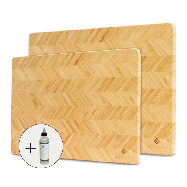 Sophior Snijplankenset van bamboe hout 3201970 large