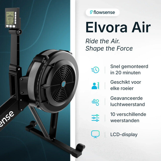 Mirlux Roeitrainer elvora air luchtweerstand 3262417 large