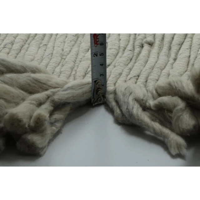 Velaar Outlet vloerkleed smyrna 100% wol effen creme platgeweven modern- 3309744 large