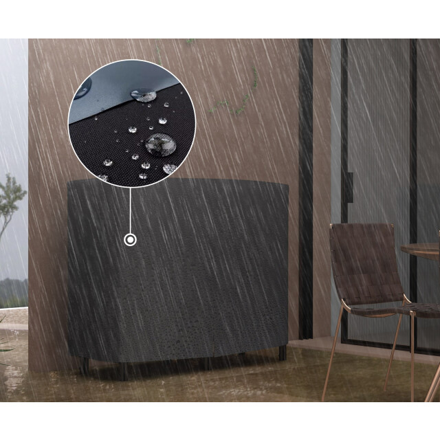 4goodz Outsunny houtopslagrek 120x36x99 cm met waterafstotende hoes 3173642 large