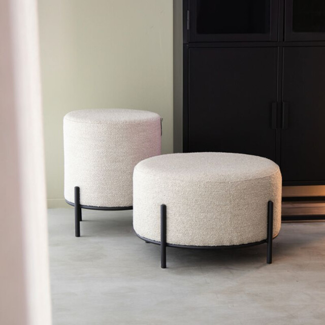 Label51 Poef troy 46x46x41 cm l - boucle 3183386 large
