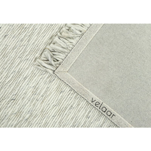 Velaar Outlet vloerkleed smyrna 100% wol effen creme platgeweven modern- 3309745 large