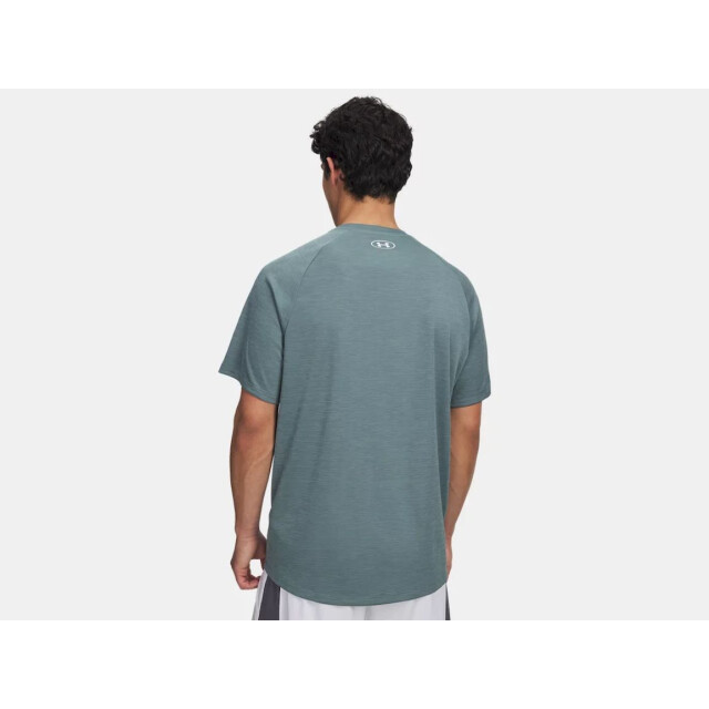 Under Armour ua tech textured ss-blu training t-shirt korte mouw heren - 073078_200-L large