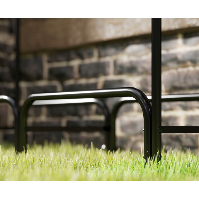 4goodz Outsunny houtopslagrek 120x36x99 cm met waterafstotende hoes 3173642 large