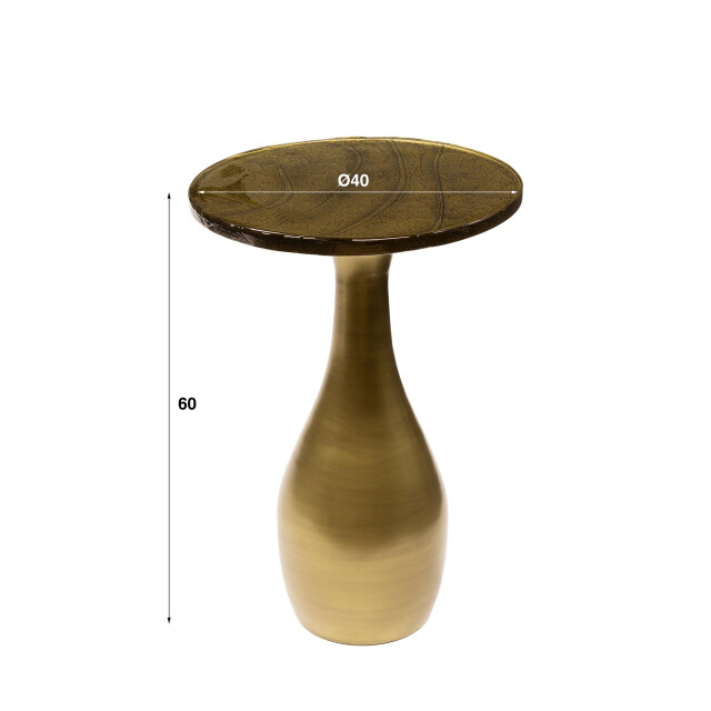 Hoyz bijzettafel eclipse druppel m antiek finish 3208061 large