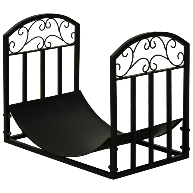 4goodz Outsunny brandhoutrek 60 kg draagvermogen 60,5 x 36 x 46,5 cm - 3318202 large