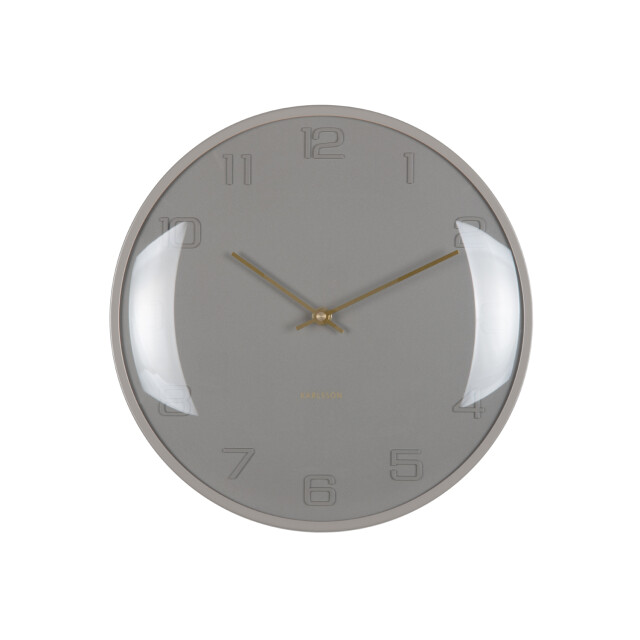 Karlsson wandklok fuerte dome clay grey- Ø30,5cm 3259457 large
