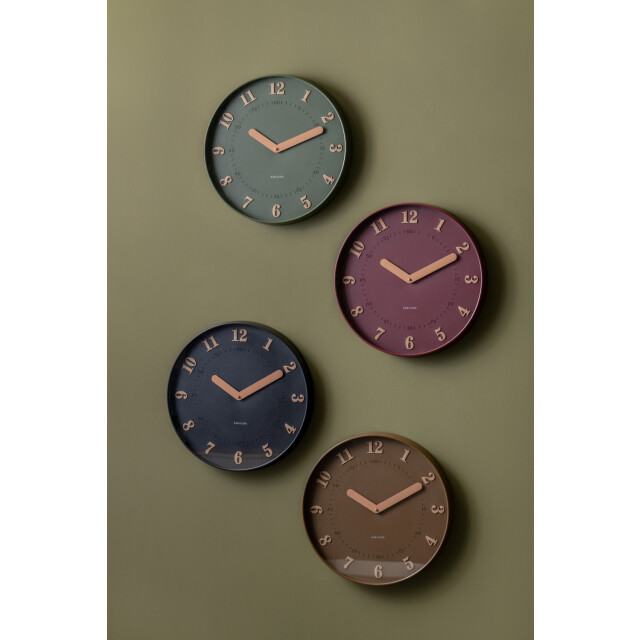 Karlsson wandklok amena mocha brown- Ø40cm 3259518 large