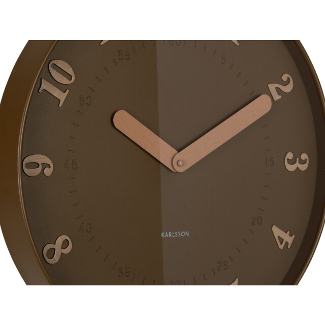 Karlsson wandklok amena mocha brown- Ø40cm 3259518 large