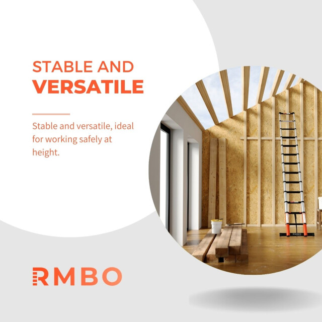 RMBO ® professionele telescopische ladder 3,8m 3188063 large