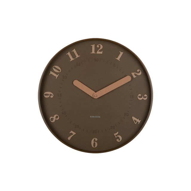 Karlsson wandklok amena mocha brown- Ø40cm 3259518 large