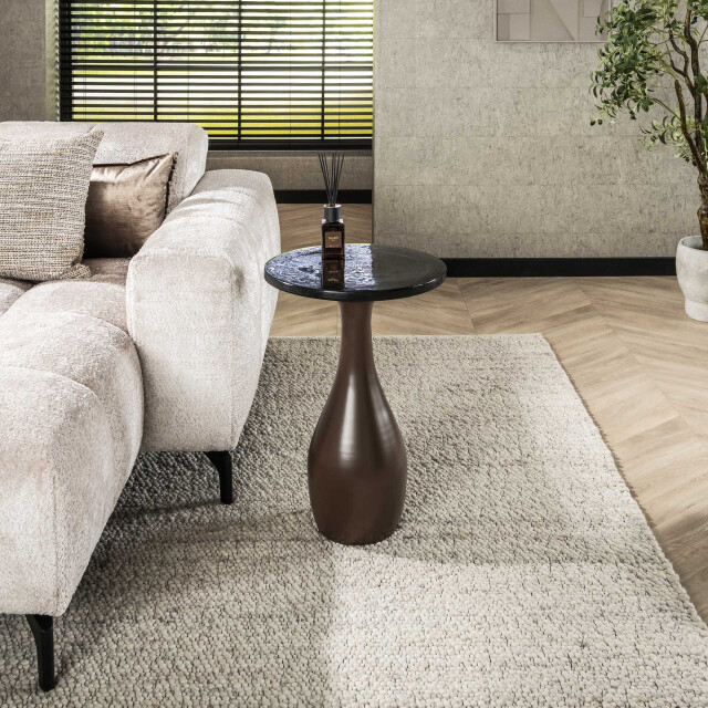 Hoyz bijzettafel eclipse druppel m antiek finish 3208060 large