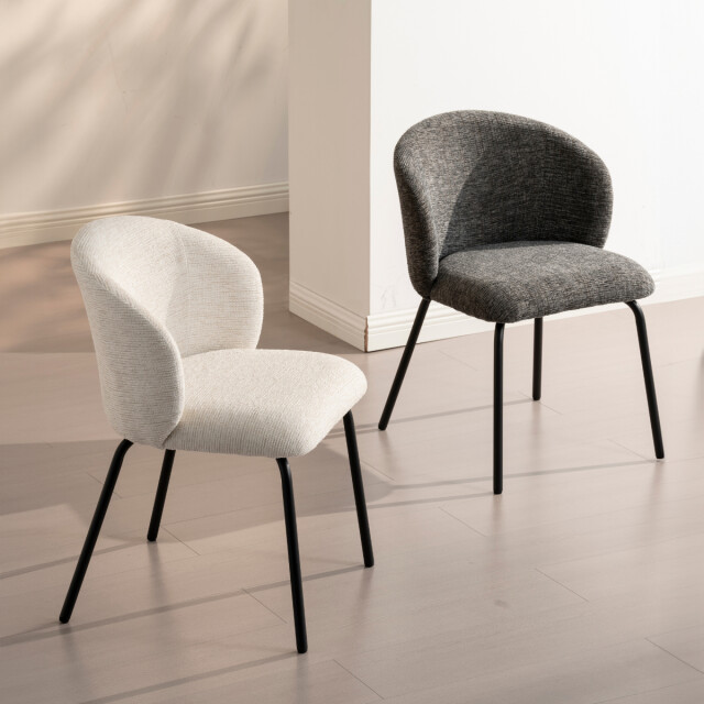 CaliCosy Set van 2 stoelen met gestoffeerde zitting en rugleuning vesper 3307518 large