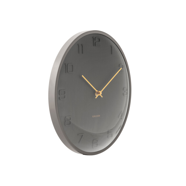 Karlsson wandklok fuerte dome clay grey- Ø30,5cm 3259457 large