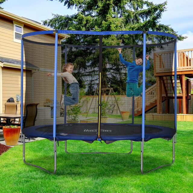 4goodz Trampoline met veiligheidsnet en randafdekking 305 cm doorsnede 3315555 large
