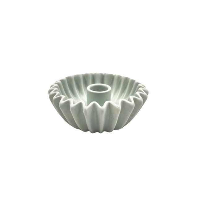 House Vitamin Pleated candle holder mint -12x12x4,5 cm 3306821 large